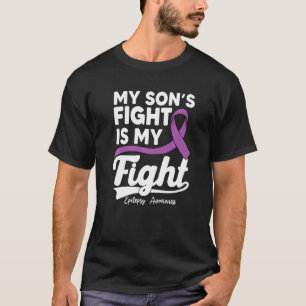 Camiseta La Lucha De Mi Hijo Es Mi Guerrero De La Epilepsia