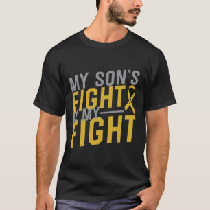 Camiseta La lucha de mi hijo es mi lucha contra el cáncer i