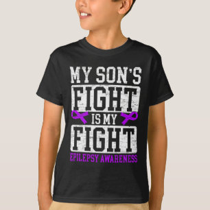 Camiseta La lucha de mi hijo es mi lucha contra la epilepsi