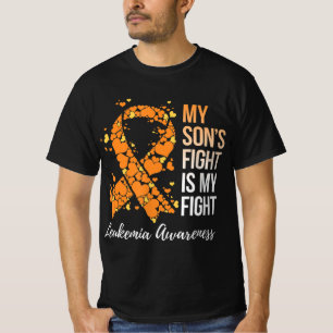 Camiseta La lucha de mi hijo es mi lucha contra la leucemia