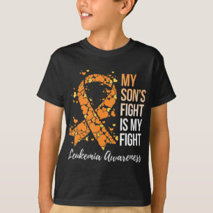 Camiseta La lucha de mi hijo es mi lucha contra la leucemia