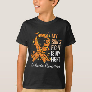 Camiseta La lucha de mi hijo es mi lucha contra la leucemia