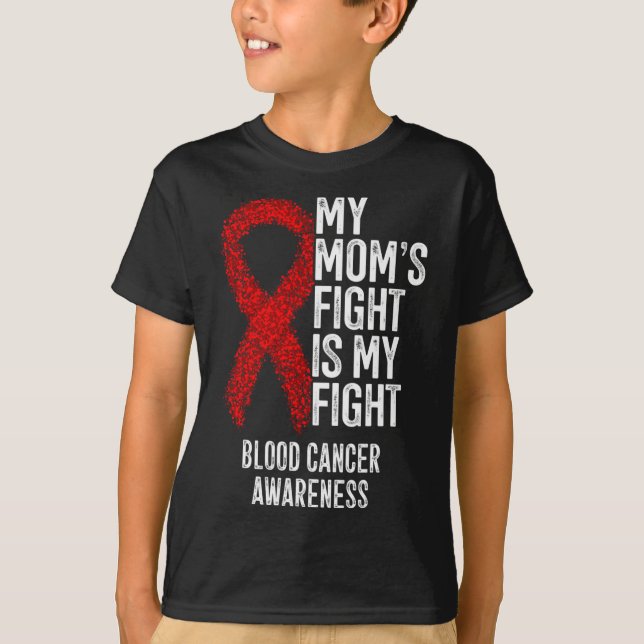 Camiseta La lucha de mi madre es mi lucha contra el cáncer  (Anverso)