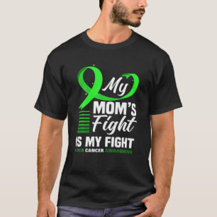 Camiseta La lucha de mi mamá es conciencia del cáncer de 