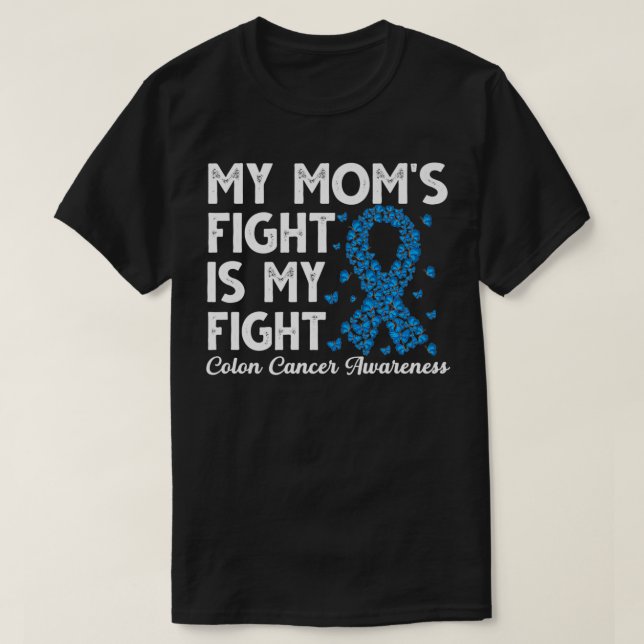 Camiseta La lucha de mi mamá es mi sobreviviente del cáncer (Diseño del anverso)