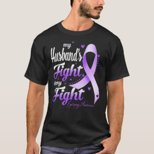 Camiseta La lucha de mi marido es conciencia de la epilepsi