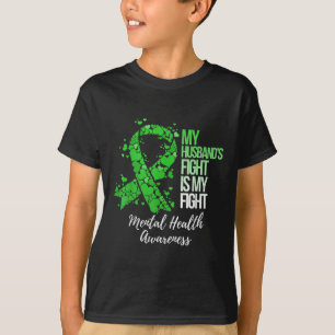 Camiseta La lucha de mi marido es consciente de mi lucha co