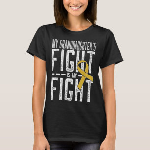 Camiseta La lucha de mi nieta es lo que puedo hacer en la l