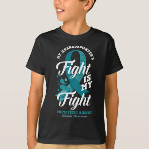 Camiseta La lucha de mi nieta es mi lucha por la conciencia