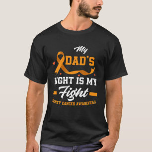 Camiseta La lucha de mi papá es contra el cáncer de riñ