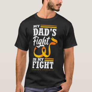 Camiseta La lucha de mi papá es la leucemia de mi hija a