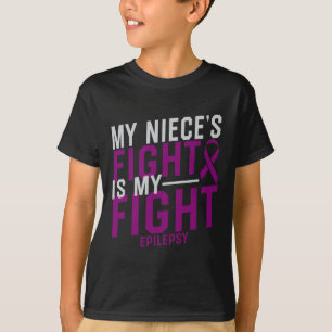 Camiseta La lucha de mi sobrina es conciencia de la epileps