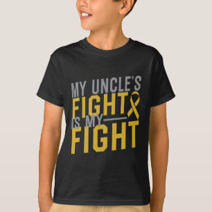 Camiseta La lucha de mi tío es por el cáncer infantil