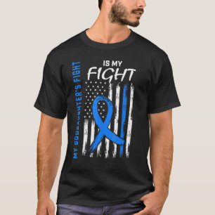 Camiseta La lucha de mis ahijadas es mi lucha Bandera de EE