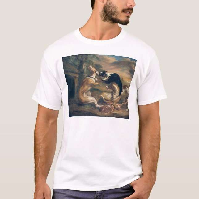 Camiseta La lucha de perro, 1678 (Anverso)