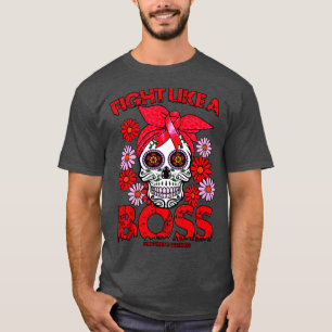 Camiseta La lucha de sensibilización de las víctimas quemad