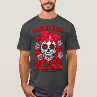 Camiseta La lucha de sensibilización de las víctimas quemad