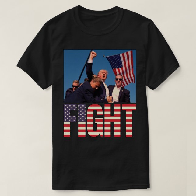 Camiseta La lucha de Trump (Diseño del anverso)
