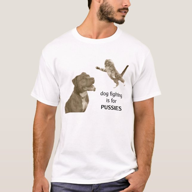 Camiseta La lucha del perro está para los GATITOS (Anverso)