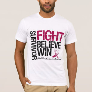 Camiseta La lucha del superviviente del cáncer de cabeza y
