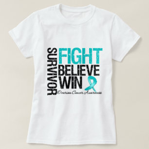 Camiseta La lucha del superviviente del cáncer ovárico cr