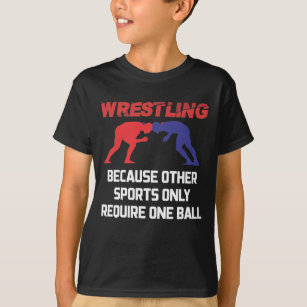 Camiseta La lucha divertida contra otros deportes sólo requ