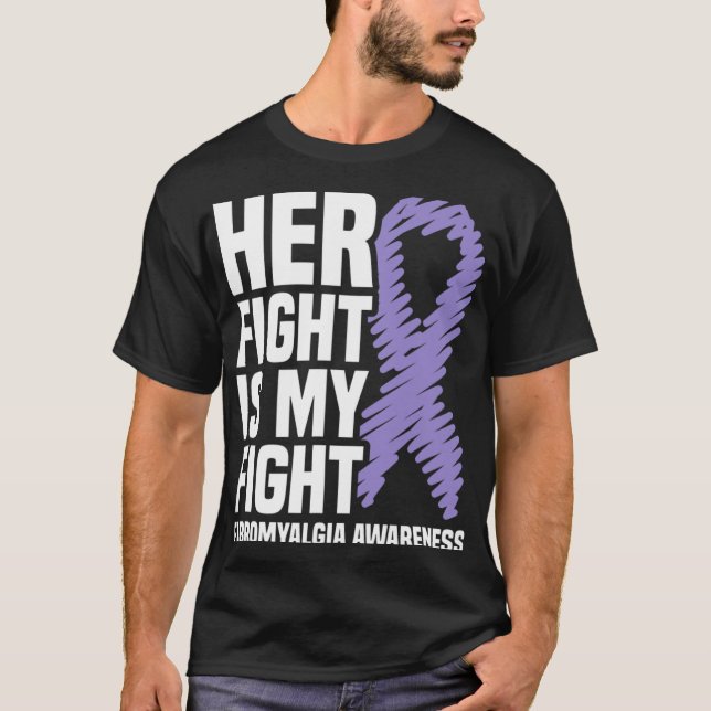 Camiseta La Lucha Es Mi Lucha Concienciación Sobre Fibromia (Anverso)