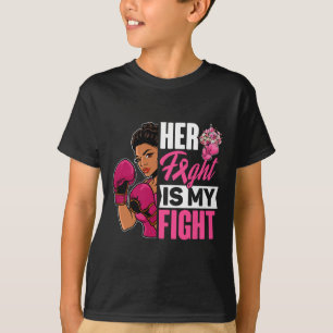 Camiseta La lucha es mi lucha contra el cáncer de mama Boxi