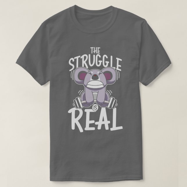 Camiseta La lucha es real (Diseño del anverso)