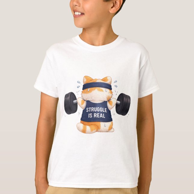 Camiseta La lucha es real (Anverso)