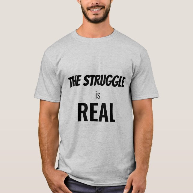 Camiseta La lucha es realmente divertida dramatización, ZFJ (Anverso)