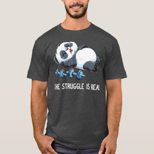 Camiseta La lucha es realmente la muerte Graciosa Panda