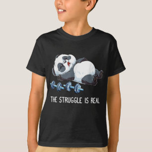 Camiseta La lucha es realmente levantamiento de pesas en Pa
