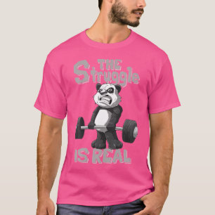 Camiseta La Lucha Es Un Verdadero Levantamiento De Pesas Pa