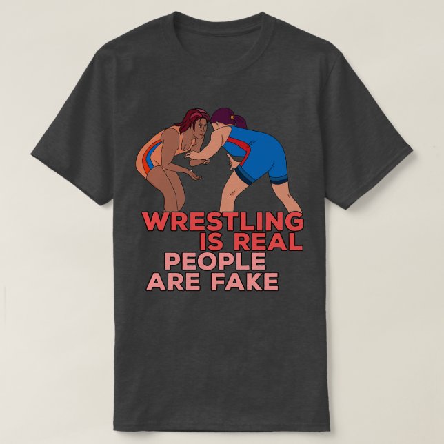 Camiseta La lucha es verdadera gente falsa (Diseño del anverso)
