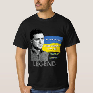 Camiseta La lucha está aquí, presidente de Ucrania Zelensky
