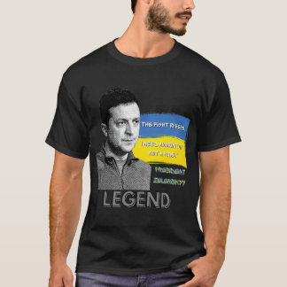 Camiseta La lucha está aquí, presidente de Ucrania Zelensky
