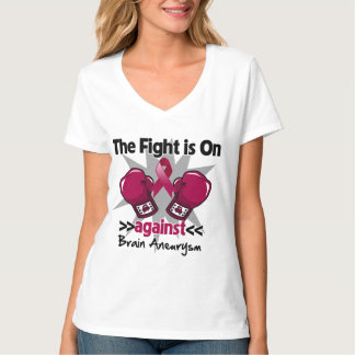 Camiseta La lucha está encendido contra Aneurysm del