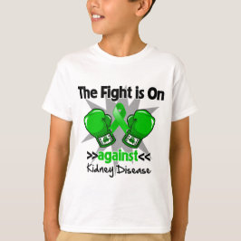 Camiseta La lucha está encendido contra enfermedad de riñón