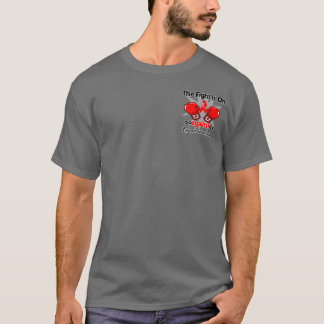 Camiseta La lucha está encendido contra los neoplasmas de
