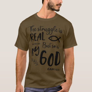 Camiseta La lucha por el regalo cristiano de Jesús también