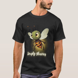 Camiseta La luciérnaga suave simplemente resplandeciente