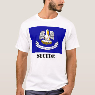 Camiseta la Luisiana-pelícano-bandera, SECEDE