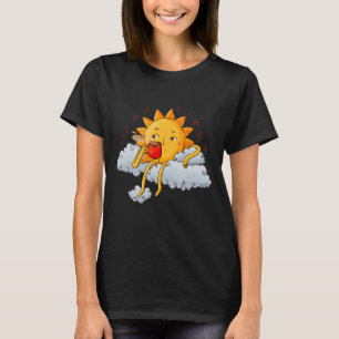 Camiseta La luna de sol masculina de la montaña 21