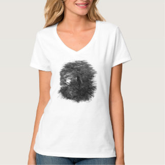Camiseta La luna emergente -