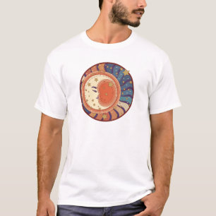 Camiseta La luna retro