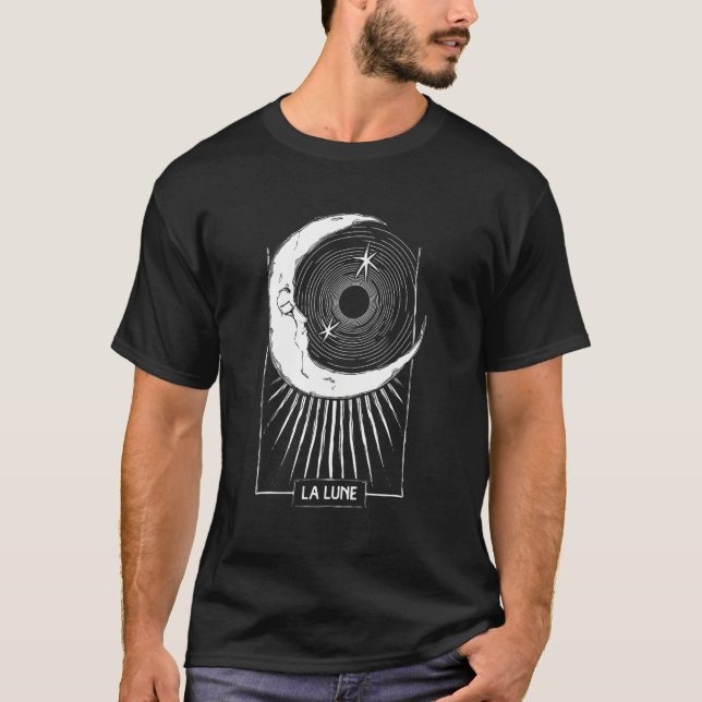 Camiseta La Lune The Moon Tarot Cards Hombres Mujeres (Anverso)