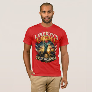 Camiseta La Luz de la Libertad Ilumina el Camino