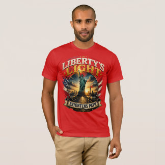 Camiseta La Luz de la Libertad Ilumina el Camino