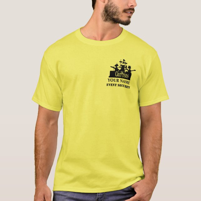 Camiseta La luz de la SEGURIDAD del ACONTECIMIENTO de los (Anverso)